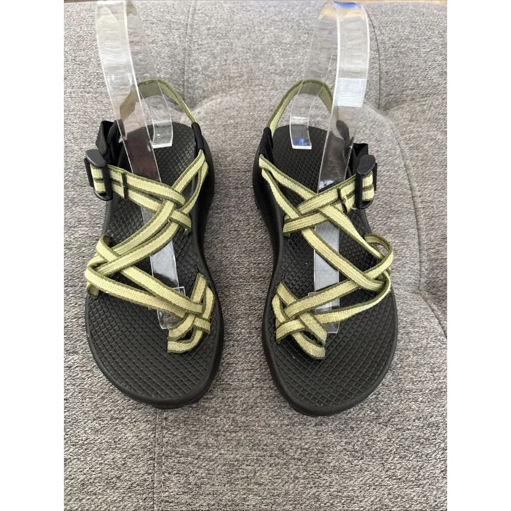 Chaco Z Cloud X2 Vibram Sandals Women’s 5  Sunlit Green Strappy Hiking - Picture 3 of 16